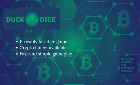duckdice no deposit bonus|BTC Dice Game .